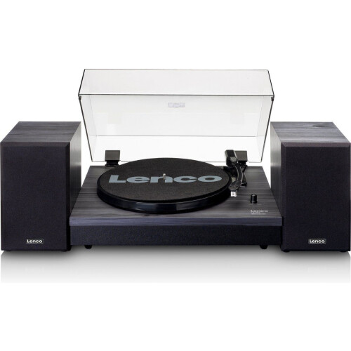 Lenco LS-301 - Platenspeler - Bluetooth 4.1 - 2 losse houten speakers (2 stuks) Tweedehands