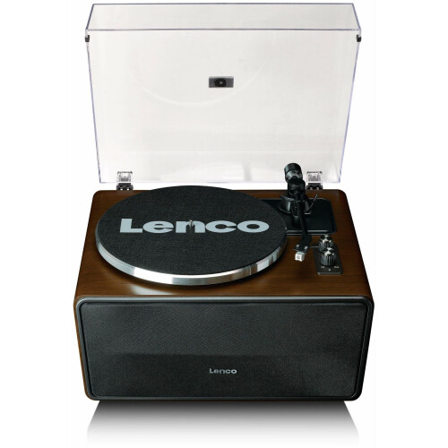 Lenco LS-470WA - Bluetooth Platenspeler - 4 ingebouwde speakers - Walnoot