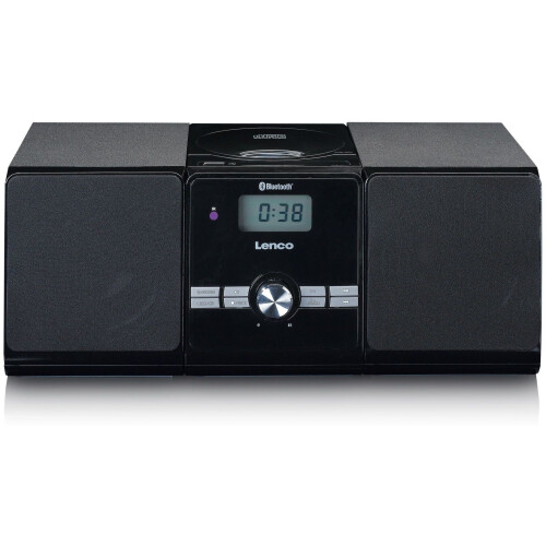 Lenco MC-030BK - Hifi set - Bluetooth 5.0 FM radio CD-speler - Zwart Tweedehands