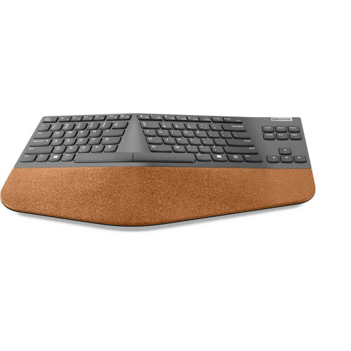 Lenovo Go Wireless Split - Draadloos QWERTY Toetsenbord - TKL - Grijs Tweedehands