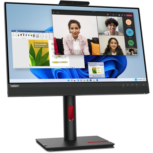 Lenovo ThinkCentre Tiny-In-One 24 Gen 5 - 23,8 inch Full HD IPS - 1080p webcam - Zwart