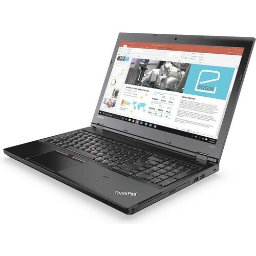 Lenovo ThinkPad L570 15" Core i5 2.4 GHz - SSD 128 GB - 32GB QWERTY - Spaans Tweedehands