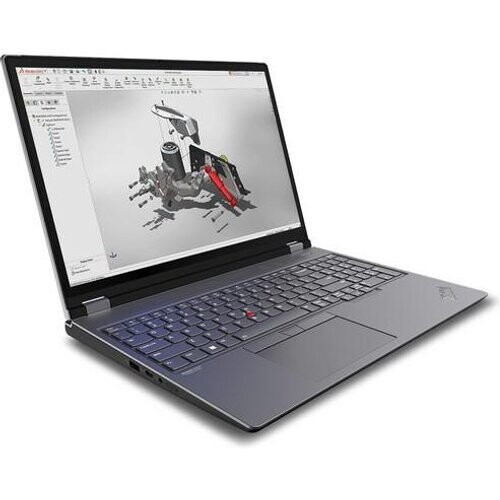 Lenovo ThinkPad P16 G1 16" Core i7 2.6 GHz - SSD 1000 GB - 32GB QWERTZ - Duits Tweedehands