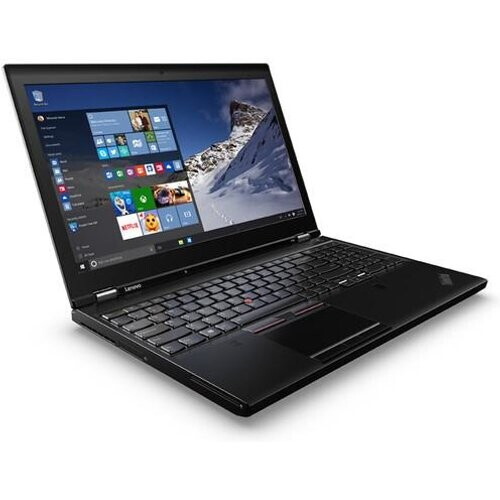 Lenovo ThinkPad P50 15" Core i7 2.7 GHz - SSD 512 GB - 32GB QWERTZ - Duits Tweedehands