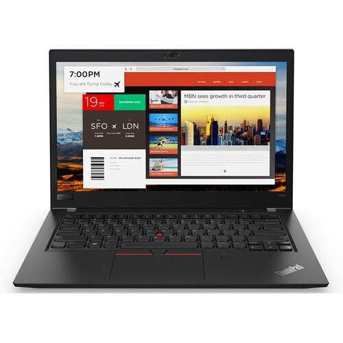 Lenovo ThinkPad T480S 14" Core i5 1.6 GHz - SSD 256 GB - 8GB QWERTY - Portugees Tweedehands