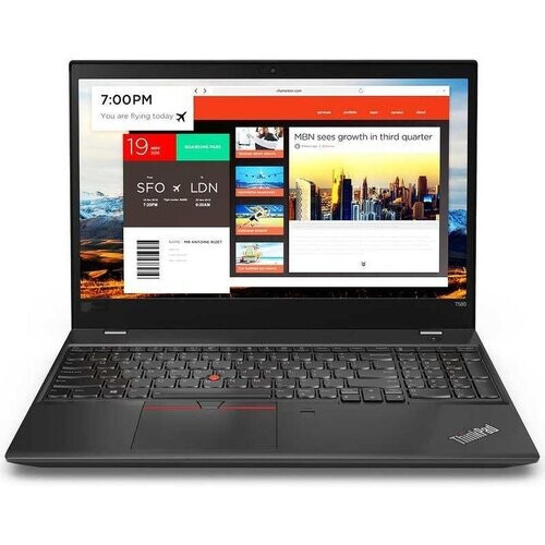 Lenovo ThinkPad T580 15" Core i5 1.7 GHz - SSD 256 GB - 8GB QWERTZ - Duits Tweedehands