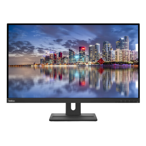 Lenovo ThinkVision E27q-20 - 27 inch - 2560x1440 - DP - HDMI - Zwart Tweedehands