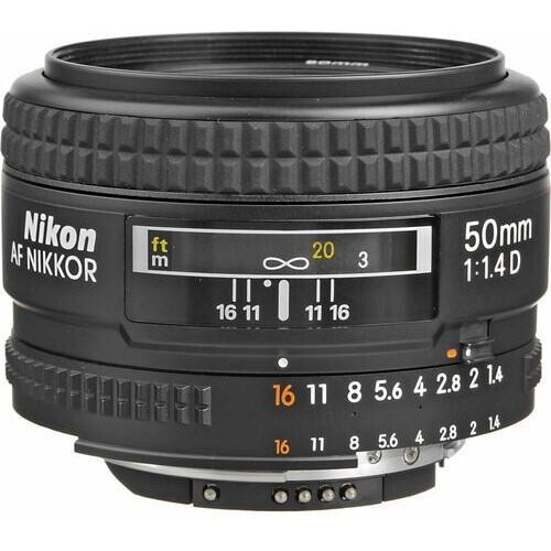 Lens Nikon AF 50mm f/1.4 Tweedehands