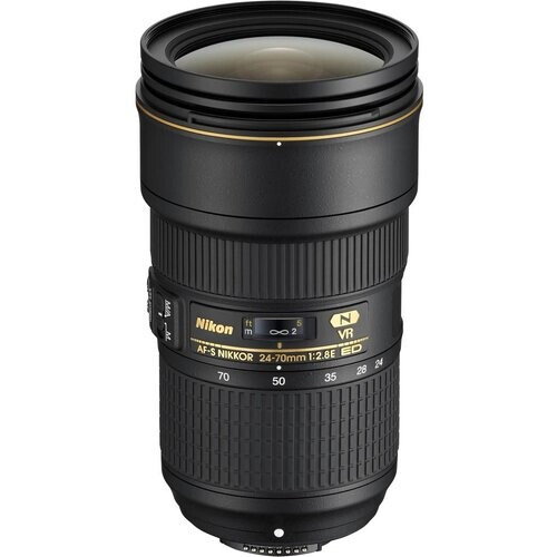 Lens Nikon F 24-70mm f/2.8 Tweedehands
