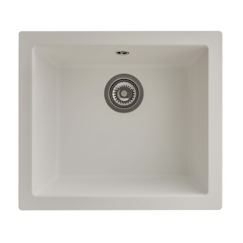 Levica Mika - Spoelbak 50x44x21 cm - Composiet - Wit Tweedehands