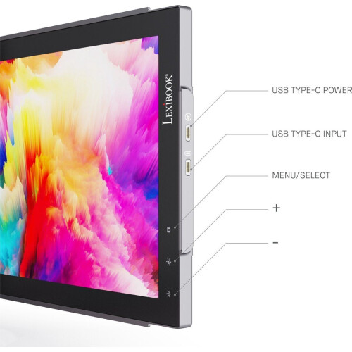 Lexibook Trio Max - 14-inch draagbare monitor - Full HD 1080P - USB A / Type-C - Compatibel met pc en Mac Tweedehands