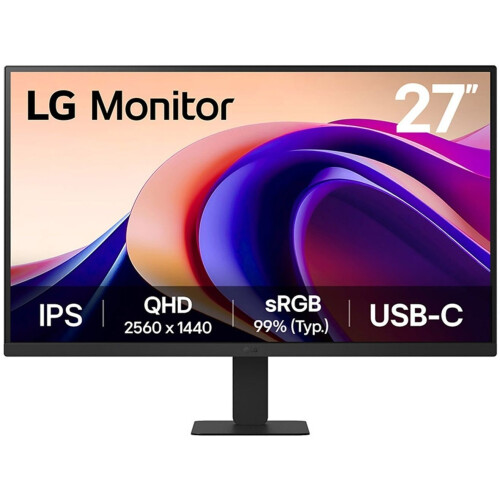 LG 27U631A-B - Gamingmonitor - 27" IPS - 2560x1440 (Quad HD) - 100Hz - Zwart