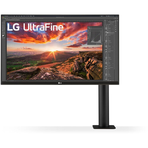 LG Ergo 27UN880-B - 27"UHD 4K IPS Monitor - Ergonomisch ontwerp - Zwart