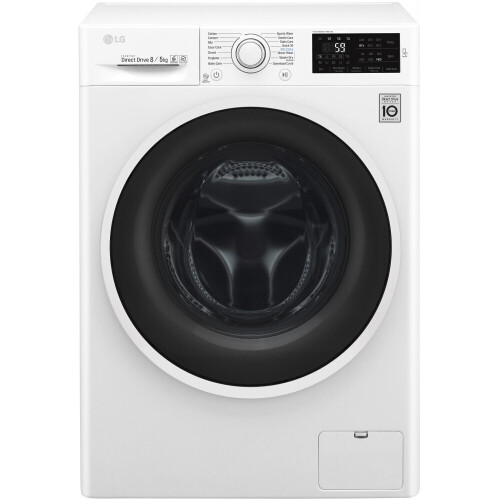 Lg F4j6tmow - Was-droogcombinatie - 8 Kg Wassen - 5 Kg Drogen - 1400 Tpm - Direct Drive Motor - Energieklasse A | Tweedehands (Refurbished)