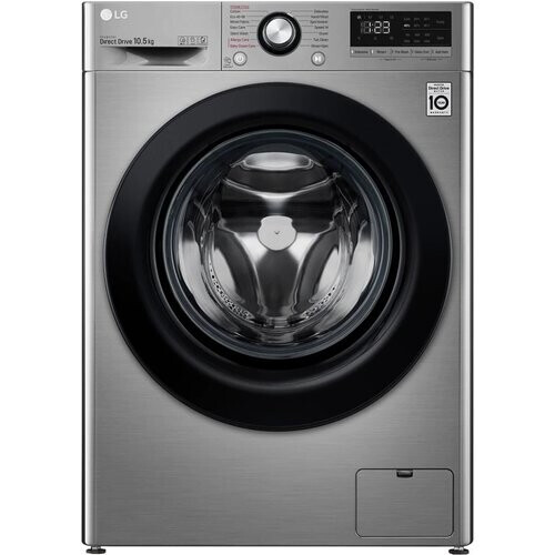 Lg F4v310sse - Wasmachine - 10.5 Kg - 1400 Tpm - Steam & Direct Drive - Energieklasse B - Grafiet | Tweedehands (Refurbished) Tweedehands