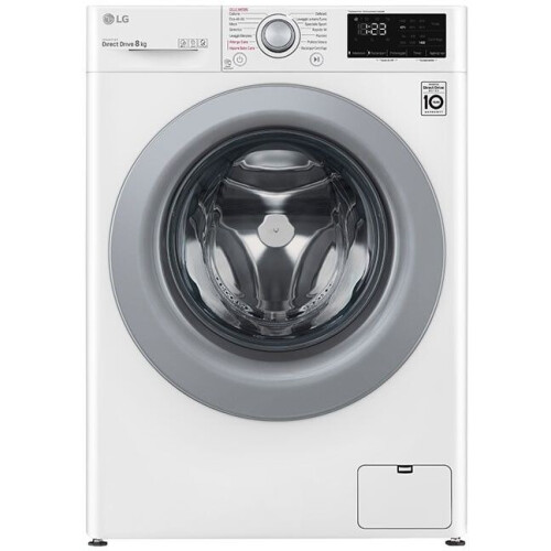 LG F4WV308S4B - Wasmachine Voorbelading 8 kg 1400 RPM - Wit Tweedehands