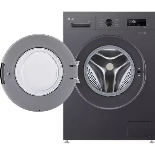 Lg F4x1009nmk - Wasmachine - 9 Kg - 1400 Tpm - Direct Drive - Energieklasse A - Grijs | Nieuw (outlet)