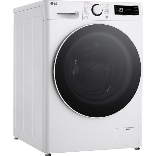 LG GD3R509S0 - Was-droogcombinatie - 9 kg wassen 6 kg drogen - AI DD™ Steam™ ThinQ™