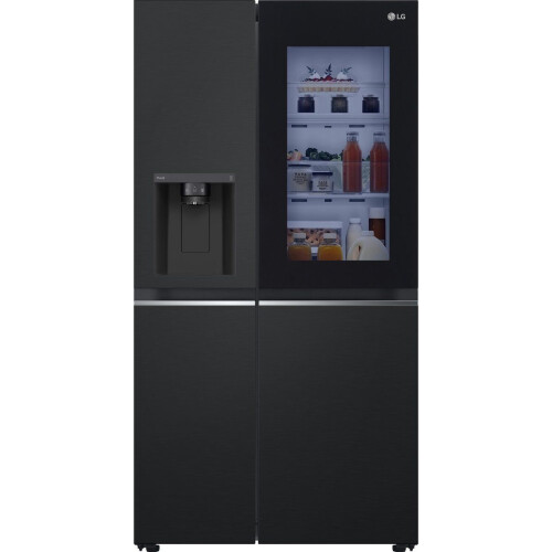 LG GSGV81EPLL - Amerikaanse koelkast - 635 liter - Water- en ijsdispenser - Zwart Tweedehands