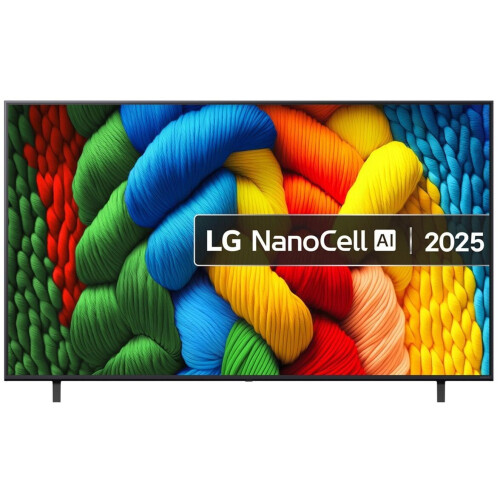 LG Nanocell NANO80 (2025) - 75"Ultra HD Smart TV - 4K HDR - Zwart