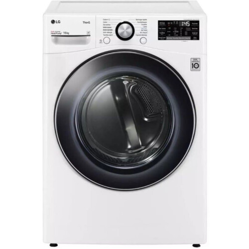 LG RH6P12WH - Wasdroger - Vrijstaand - Voorbelading 16 kg - A+++ - Wit Tweedehands