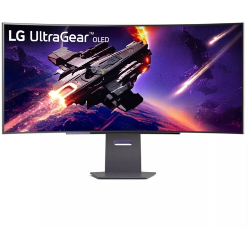 LG UltraGear 45GS95QE - Curved OLED Monitor - 240Hz - Zwart