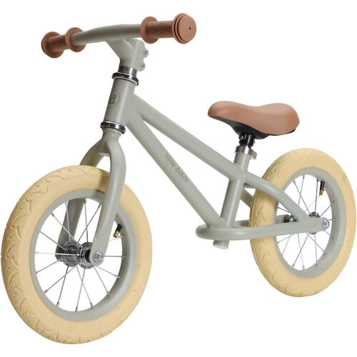 Little Dutch Loopfiets - 12 inch - Veilig en duurzaam - Olive mat
