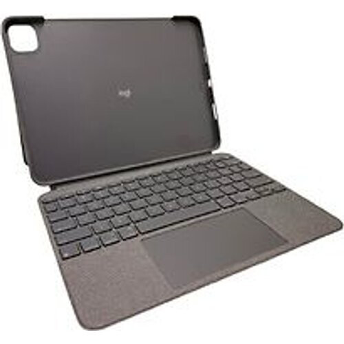 Logitech Combo Touch Dock iPad Pro 11 (1e, 2e, 3e, 4e generatie) [engels toetsenbordindeling, QWERTY] oxford grey Tweedehands