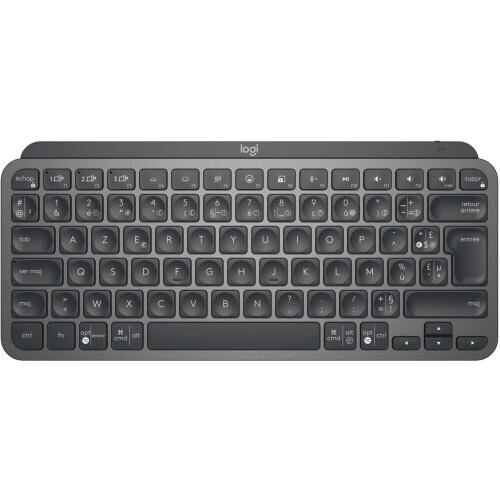 Logitech MX Keys Mini - Toetsenbord - Draadloos met achtergrondverlichting - Azerty FR Grafiet Tweedehands