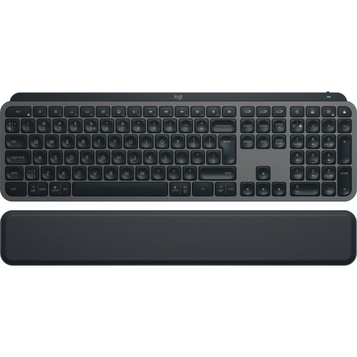 Logitech MX Keys S Plus - Draadloos Toetsenbord met Polssteun - Azerty FR - Grafiet