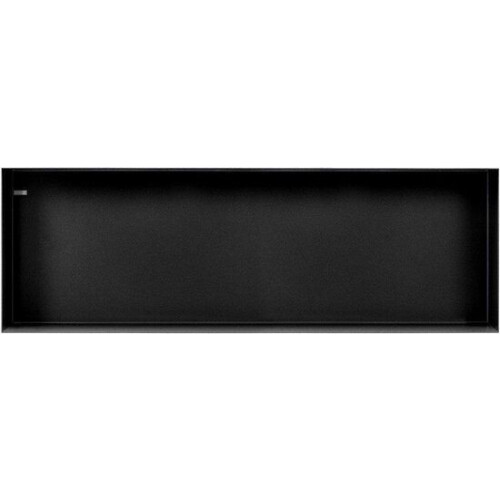 Looox Colour BoX - Inbouwnis - 90x30x10cm - RVS Zwart mat Tweedehands