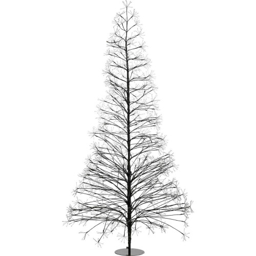 Luca Lighting Lichtboom - Buitenverlichting - 3000 micro LED's - Zwart - H210 xØ100 cm Tweedehands