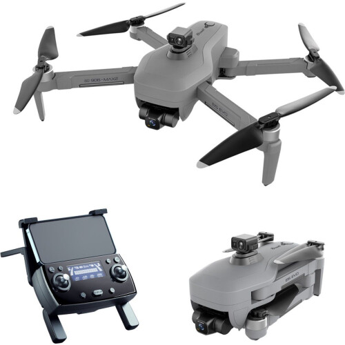 LUXWALLET EvoFly ² Dodge - Drone - 45Km/h - 4K GPS - Obstakel Ontwijken - Gimbal 3-as Camera - Grijs
