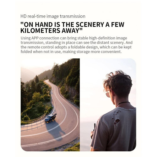 LUXWALLET LIBRA - 30KM/h - 214 Gram - WiFi GPS 4K Drone - 2MP - EIS Stabilisator - 1200 Meter 5G Afstand + 2x Accu Tweedehands