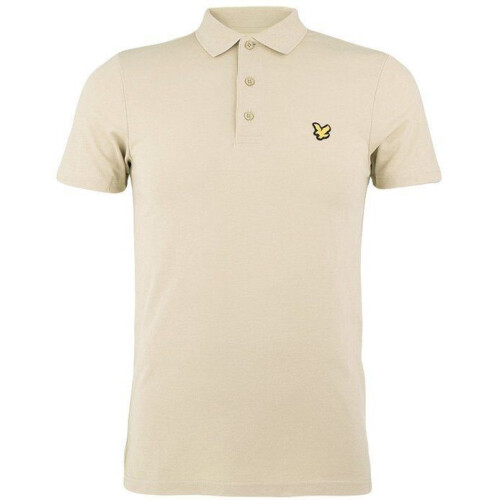 Lyle and Scott Sport - SS Polo - Ademend polyester - Beige 2XL