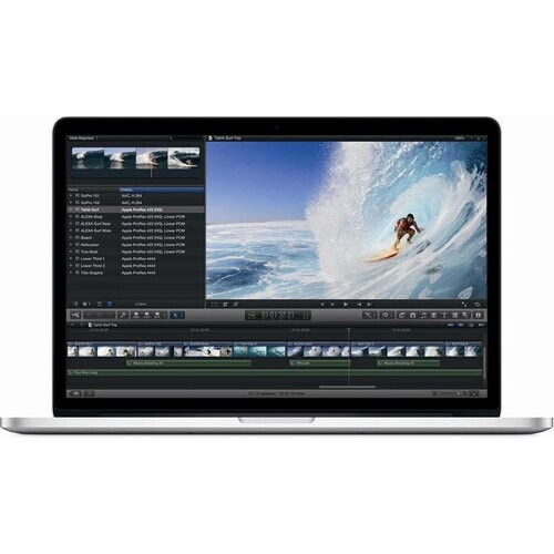 MacBook Pro 15" Retina (2014) - Core i7 2.8 GHz SSD 128 - 16GB - AZERTY - Frans Tweedehands