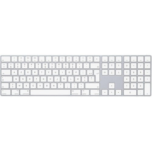 Magic Keyboard (2017) Numerieke toetsen Draadloos - Zilver - QWERTZ - Duits Tweedehands