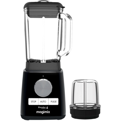 Magimix Power Blender - Smoothie Maker 1,8 Liter - 1300 Watt - Zwart - + mini kom