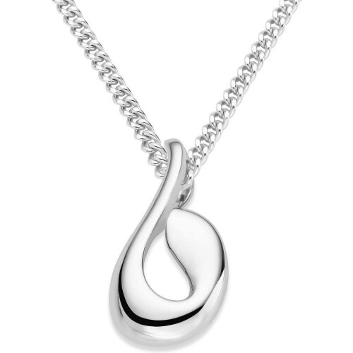 Majestine 925 Zilveren Hanger - Ketting 45cm - Gerhodineerd
