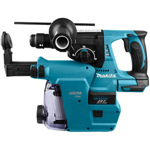 Makita DHR243ZJW - Boorhamer - 18V SDS-PLUS met stofafzuiging DX07 (excl. accu en lader)