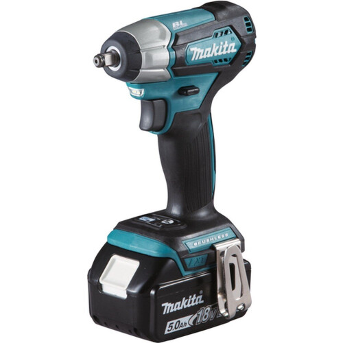 Makita DTW180RTJ - Accu slagmoersleutel - 180Nm - 2x 5,0Ah (2 stuks) Tweedehands