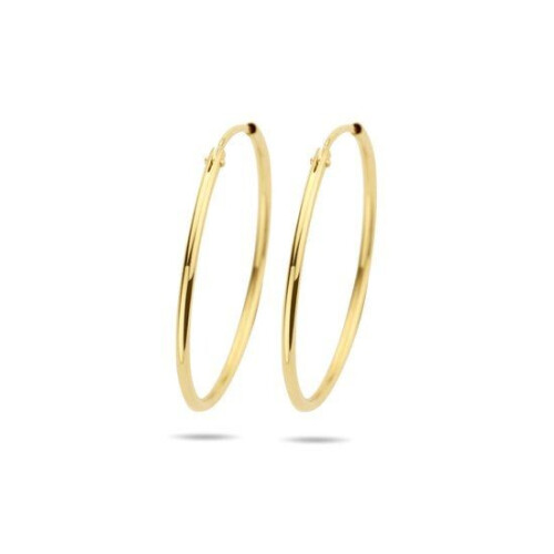 Marie-Celeste - Oorringen - Ronde buis 1,5 mm - 9 karaat - Geel
