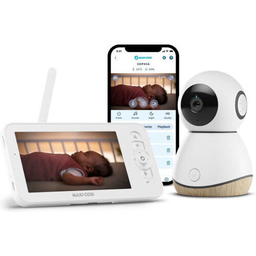 Maxi-Cosi See Pro - Babyfoon - CryAssist met camera en app - Wit