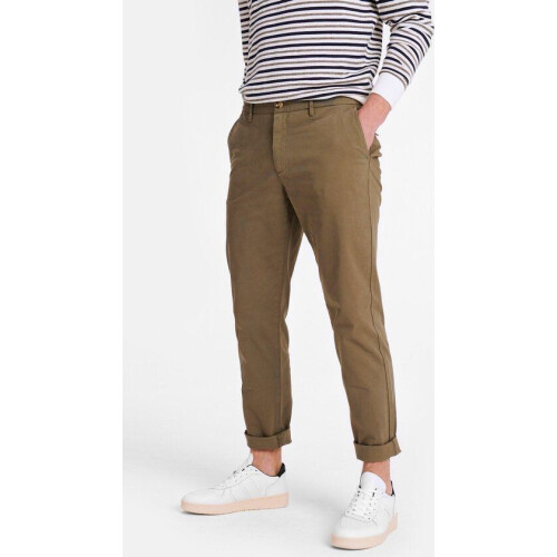 McGregor - Regular Fit - Chino - Garment Dyed - Bruin - Maat W32 L34
