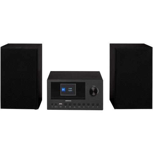 Medion Life P85003 - Audiosysteem - Bluetooth 5.0 DAB+ FM - Zwart
