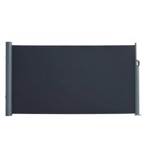 Merkloos - Windscherm - Uittrekbaar 300 x 150 cm - Weerbestendig Zwart