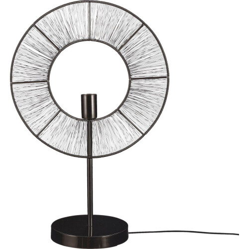 Mica Decorations Bodil Tafellamp - L40 x B20,5 x H61 cm - Metaal - Zwart