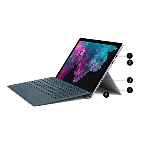Microsoft Surface Pro 5 - Intel Core i5-7e Generatie - 12 inch - 8GB RAM - 256GB SSD - Windows 11 Home Tweedehands