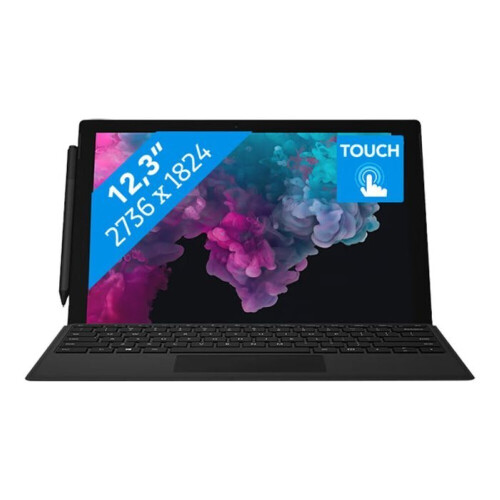 Microsoft Surface Pro 6 (Zonder Toetsenbord) - Intel Core i5-8e Generatie - 12 inch - Touch - 8GB RAM - 256GB SSD - Windows 11 Tweedehands