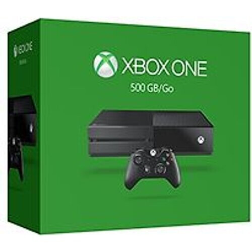 Microsoft Xbox One 500 GB [incl. draadloze controller ] mat zwart Tweedehands